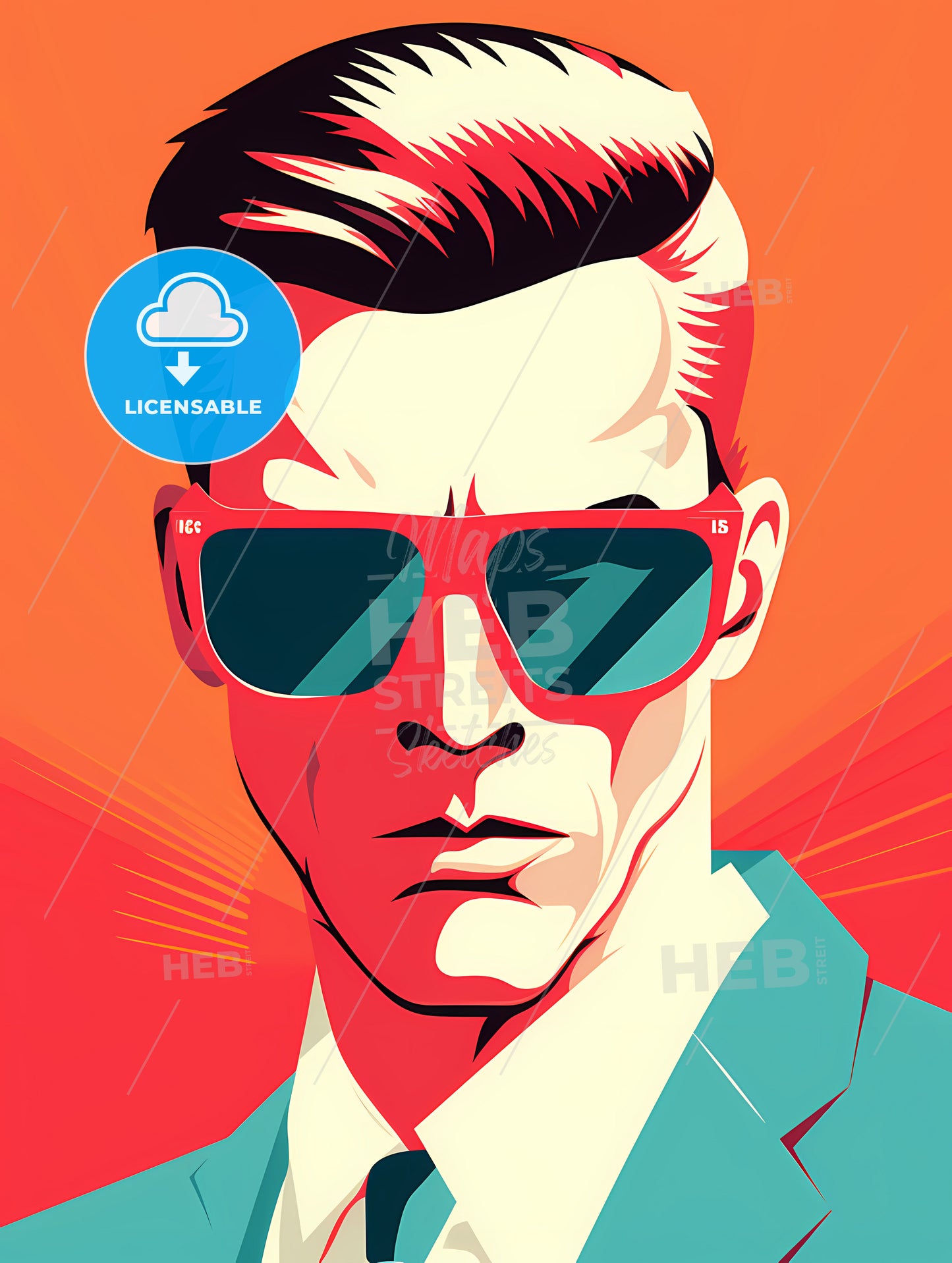 A Man Wearing Sunglasses