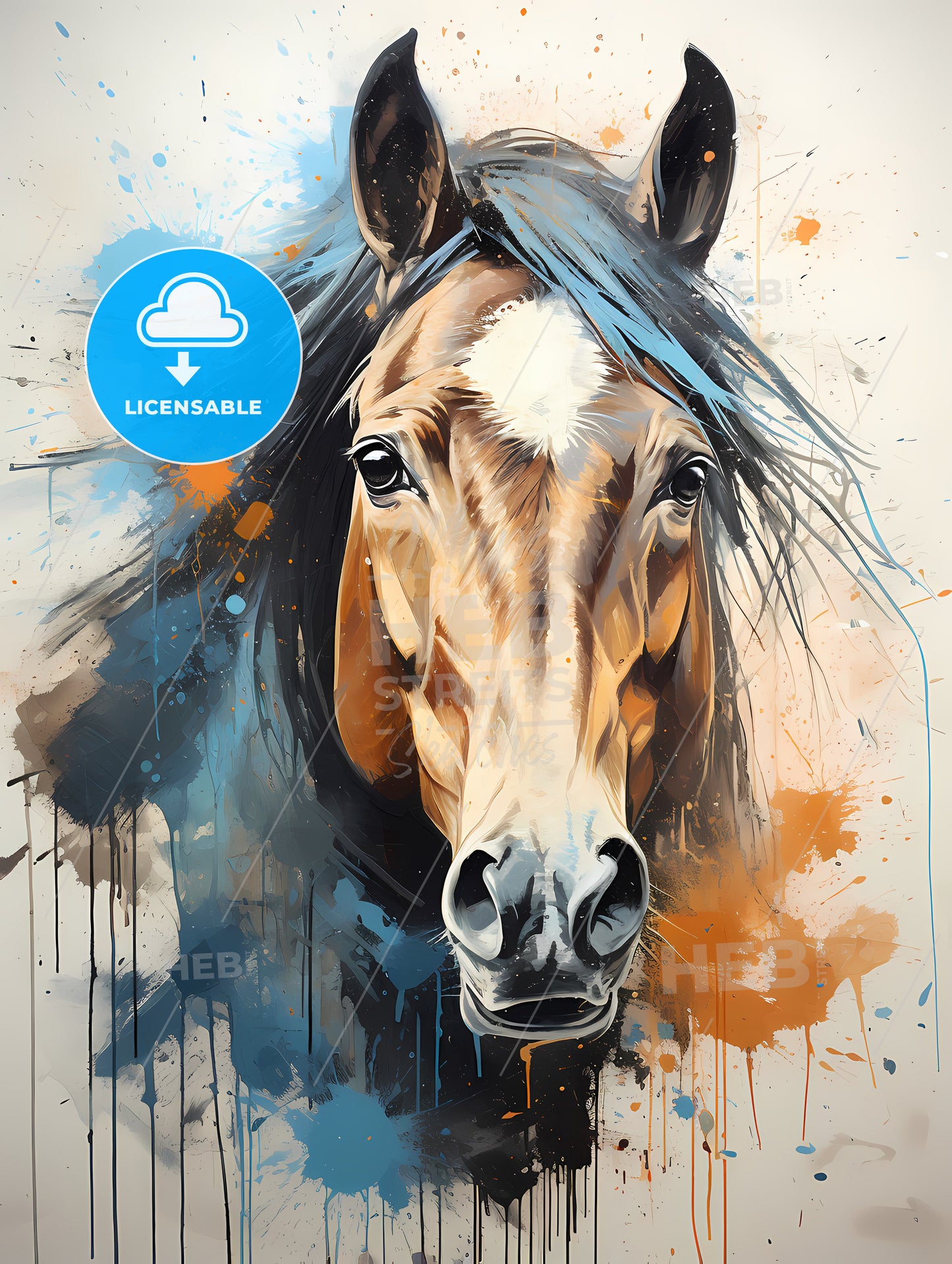 A Painting Of A Horse