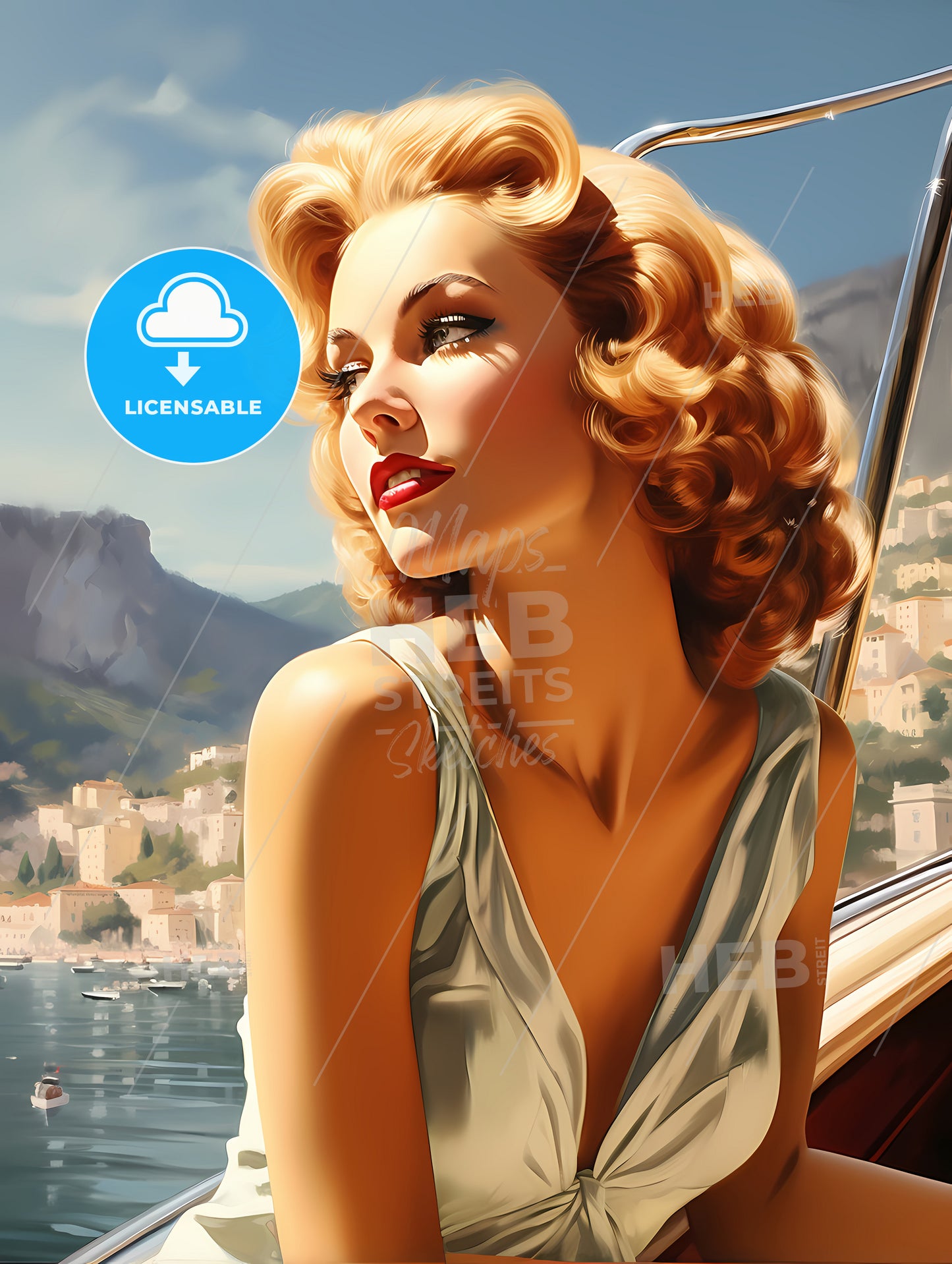 Desire - A Woman Looking Out Of A Window