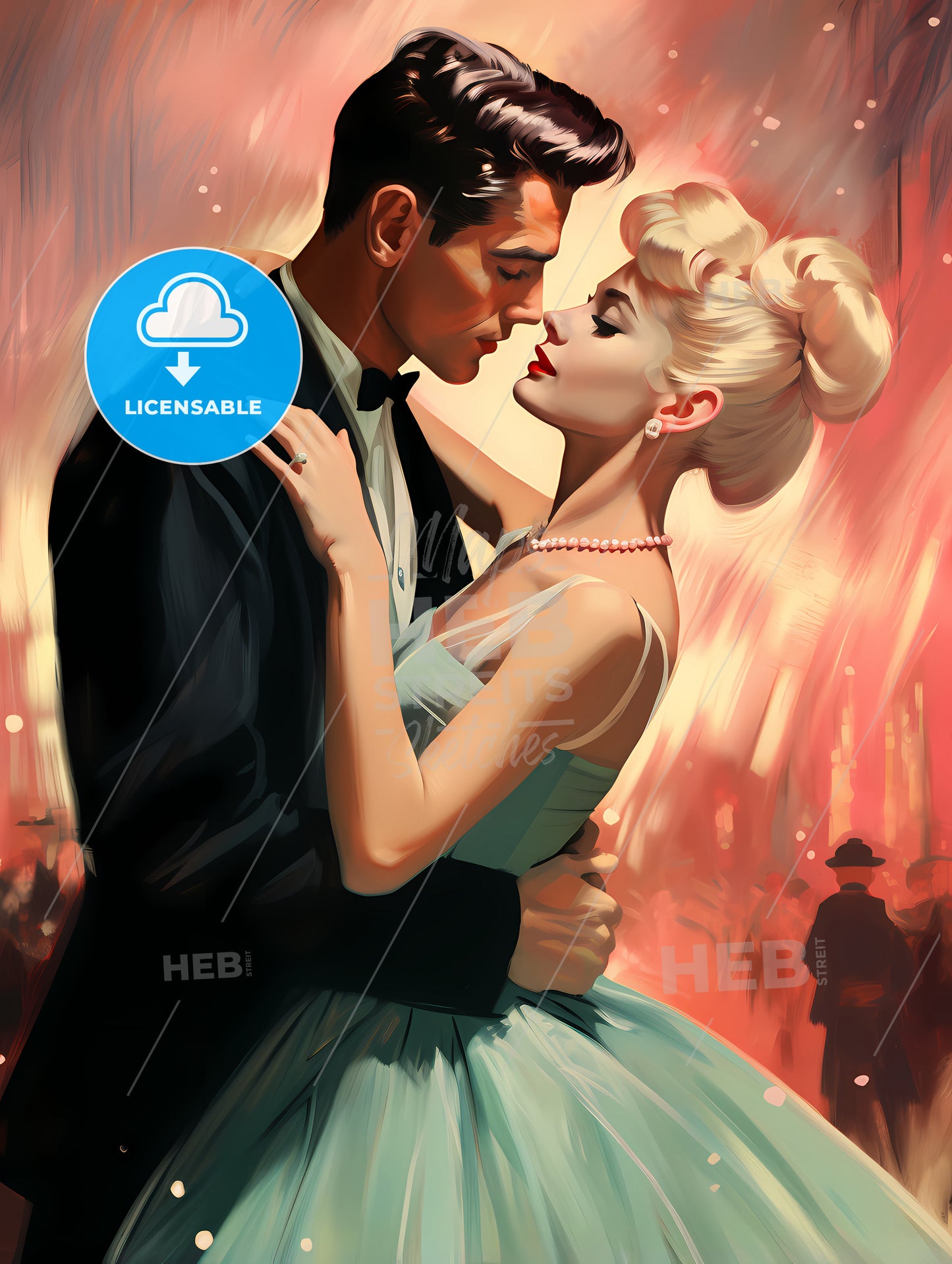 The Application - A Man And Woman Hugging