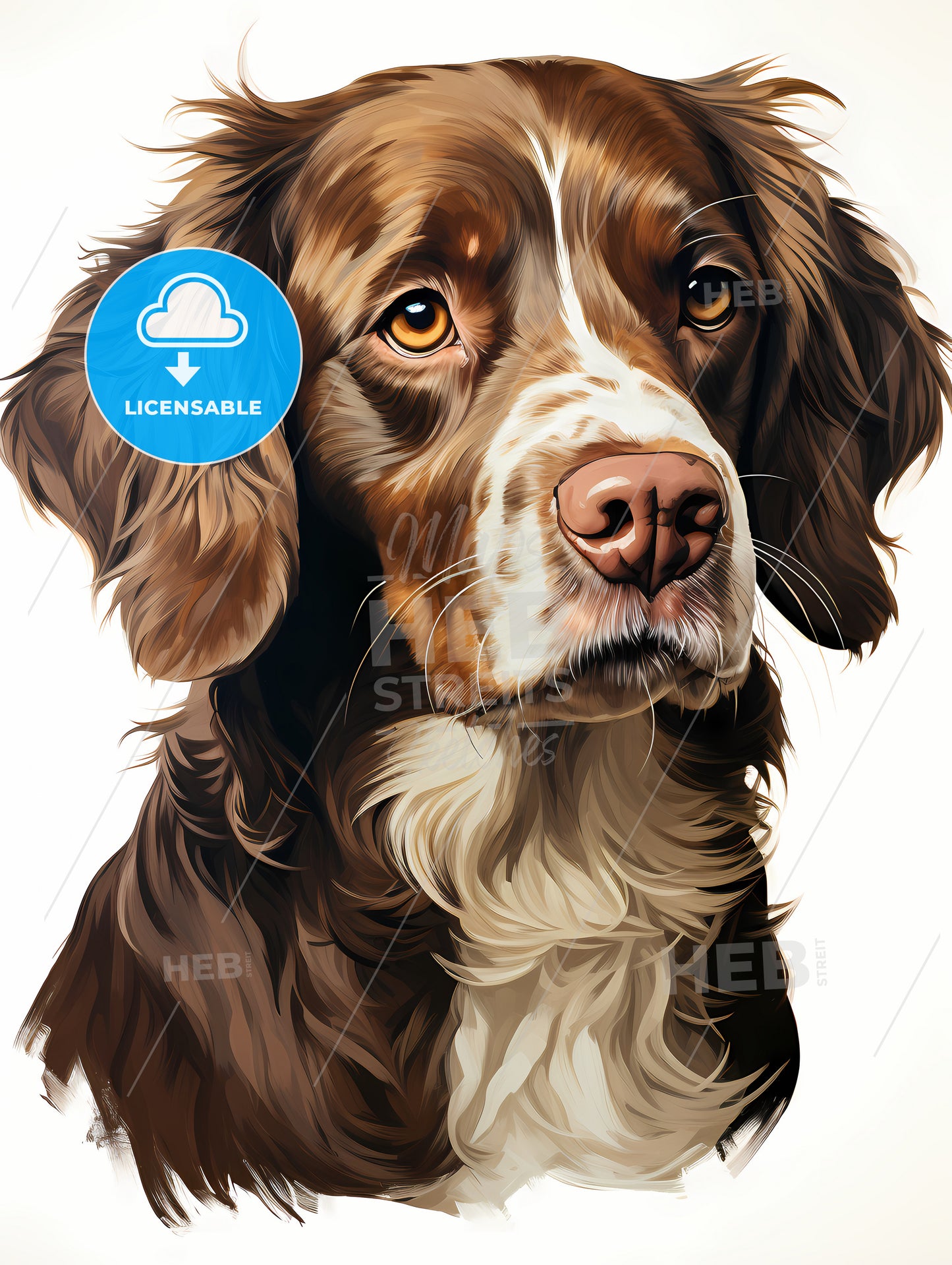 A Close Up Of A Dog