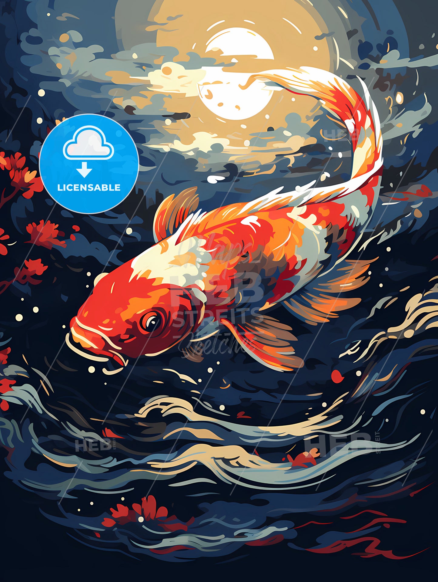 A Fish Swimming In Water