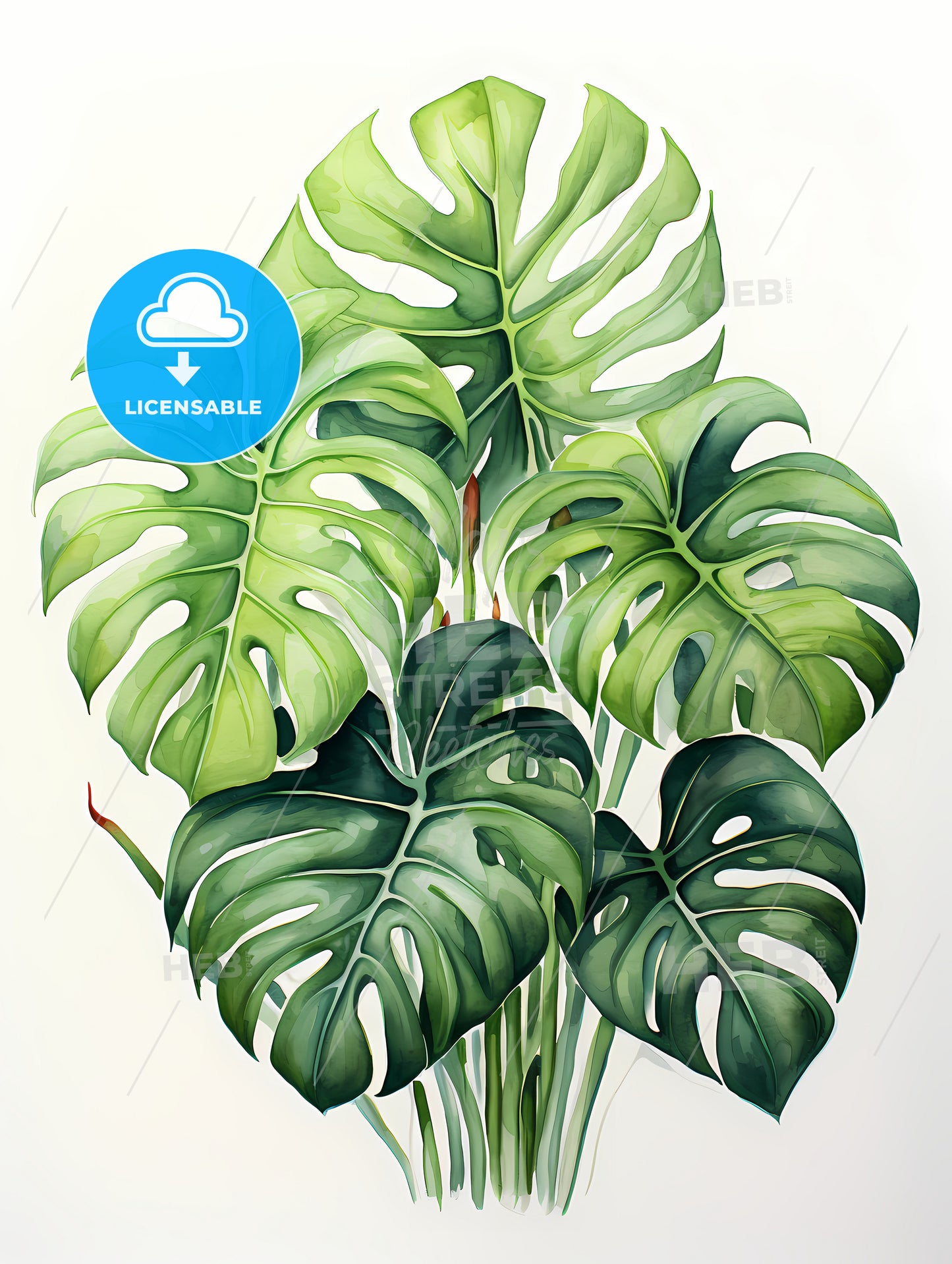 Boho - A Plant With Large Leaves