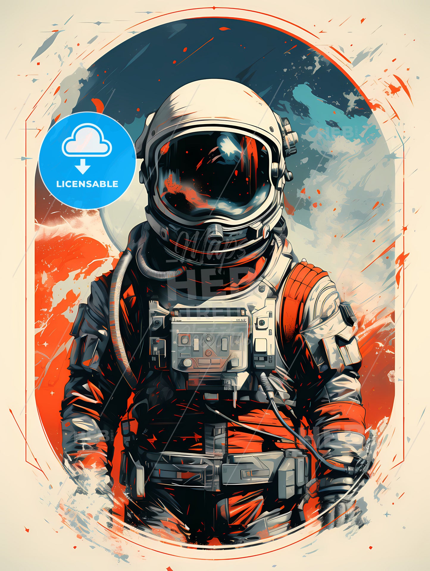 An Astronaut In A Space Suit