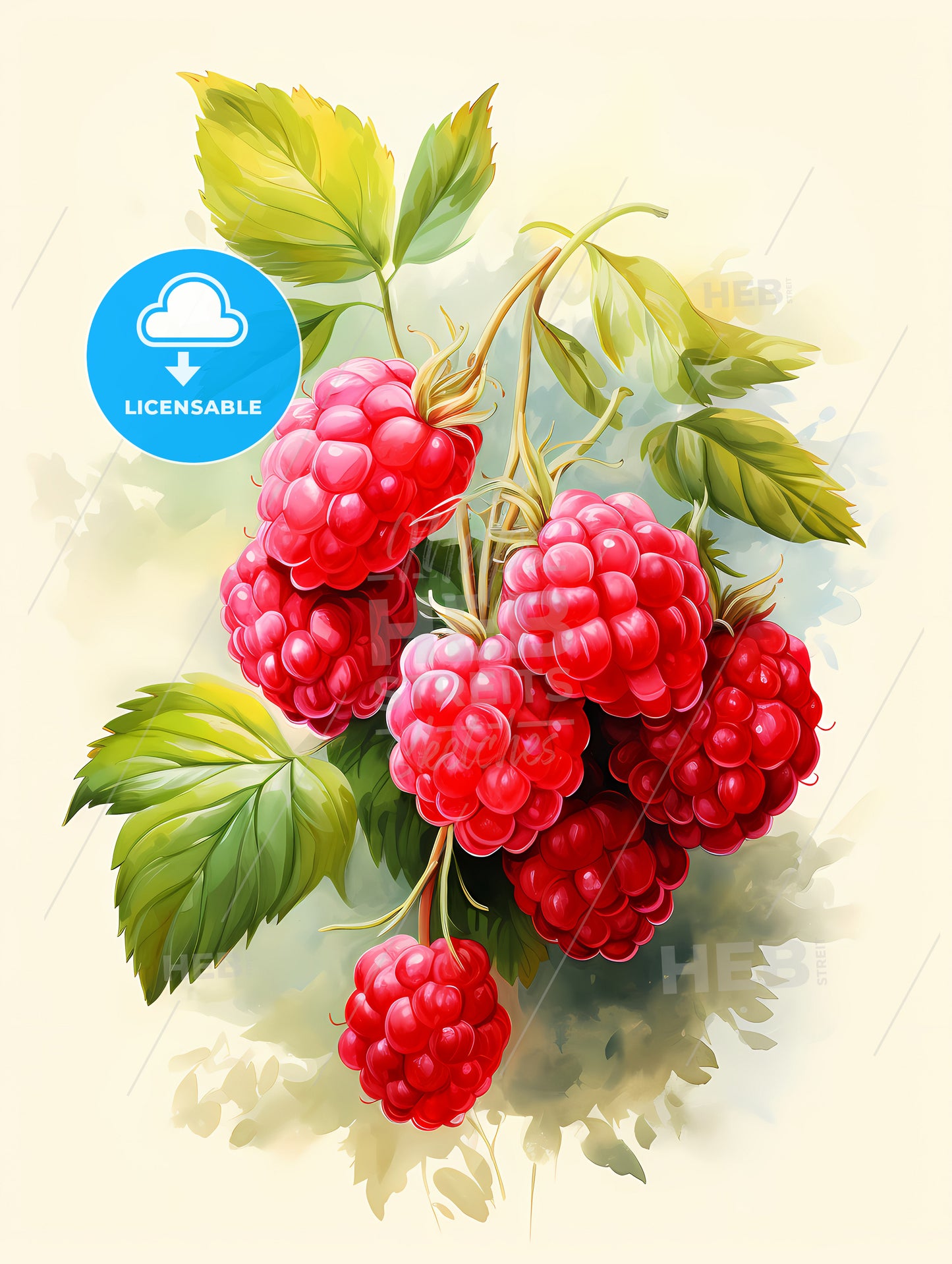 A Close Up Of A Bunch Of Raspberries