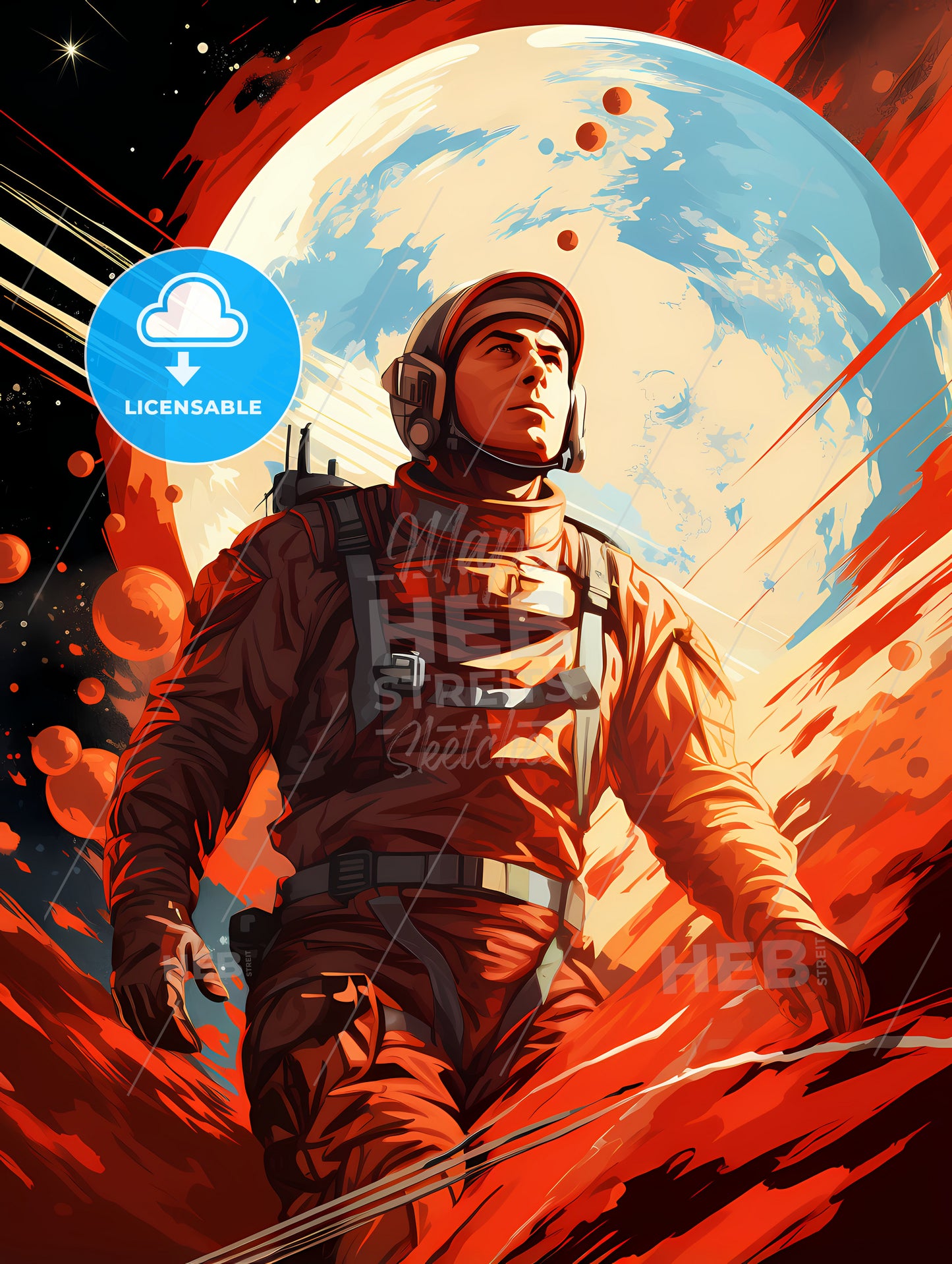 The Explorer - A Man In A Space Suit