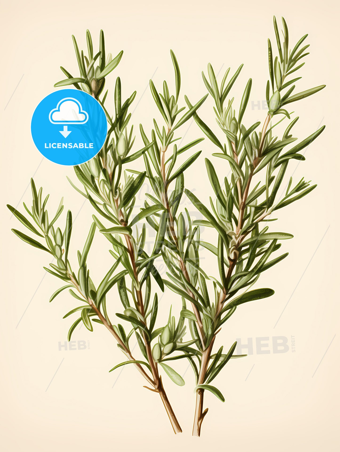 Rosemary - A Close Up Of A Plant
