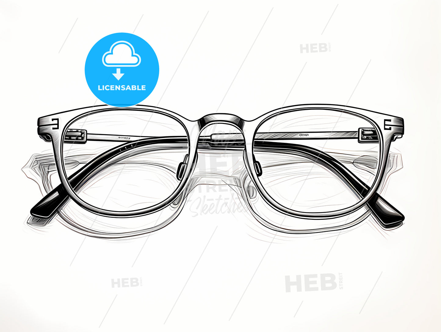 A Close Up Of A Pair Of Glasses