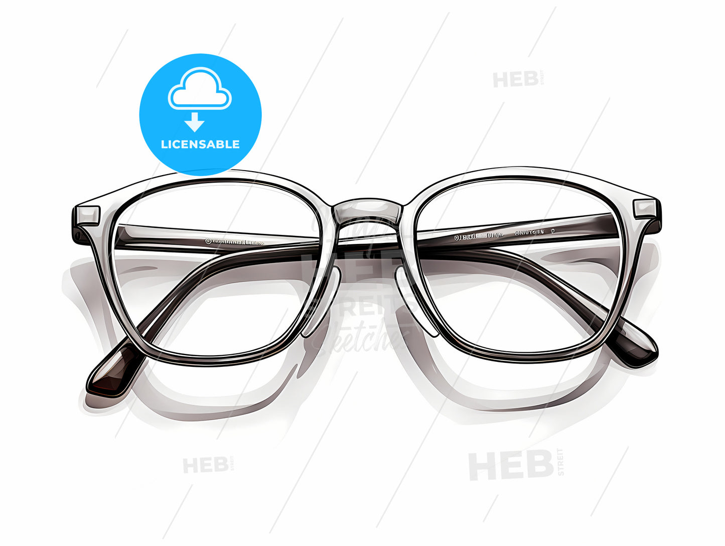 A Close Up Of A Pair Of Glasses