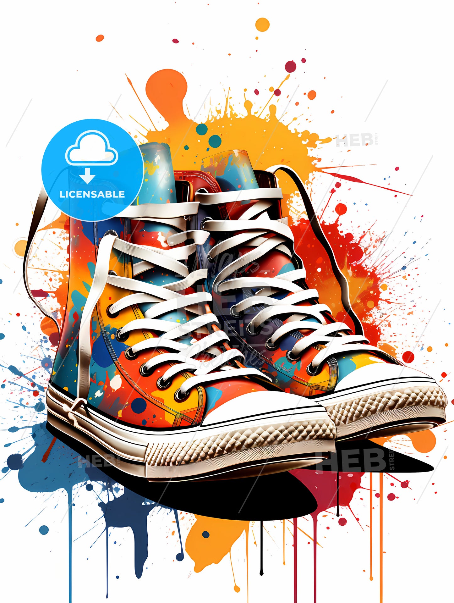 A Pair Of Colorful Shoes