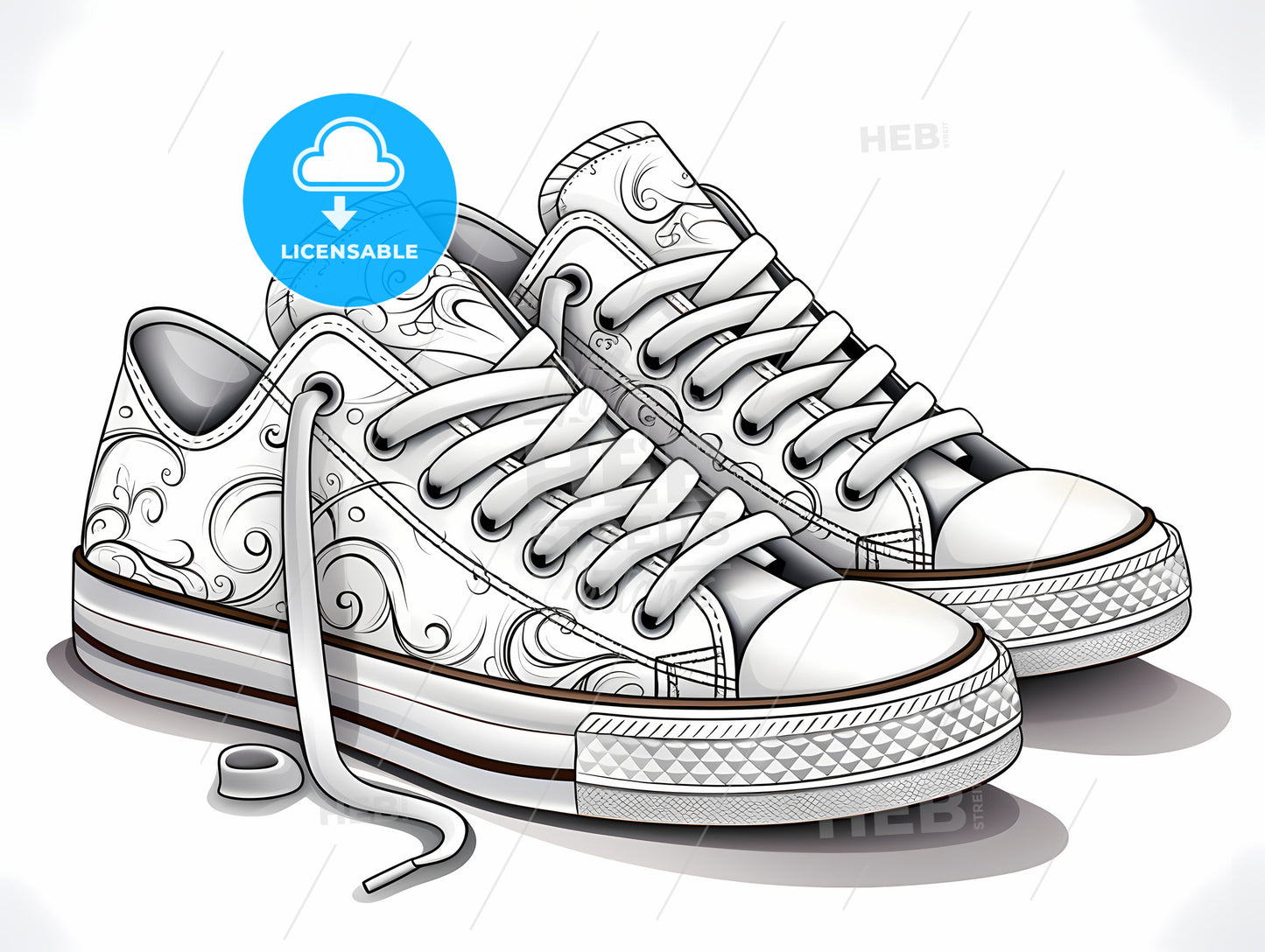 A Pair Of White Shoes