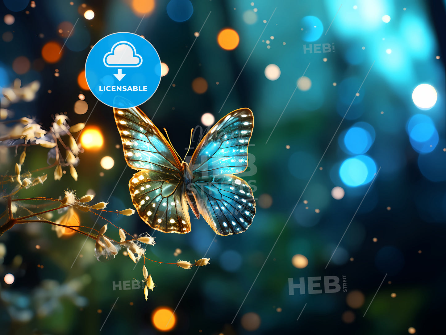 A Butterfly On A Branch