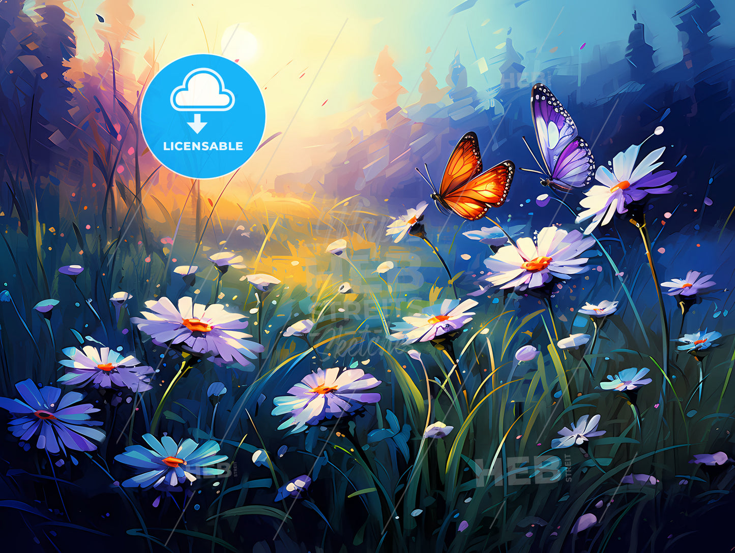 A Butterfly On A Flower