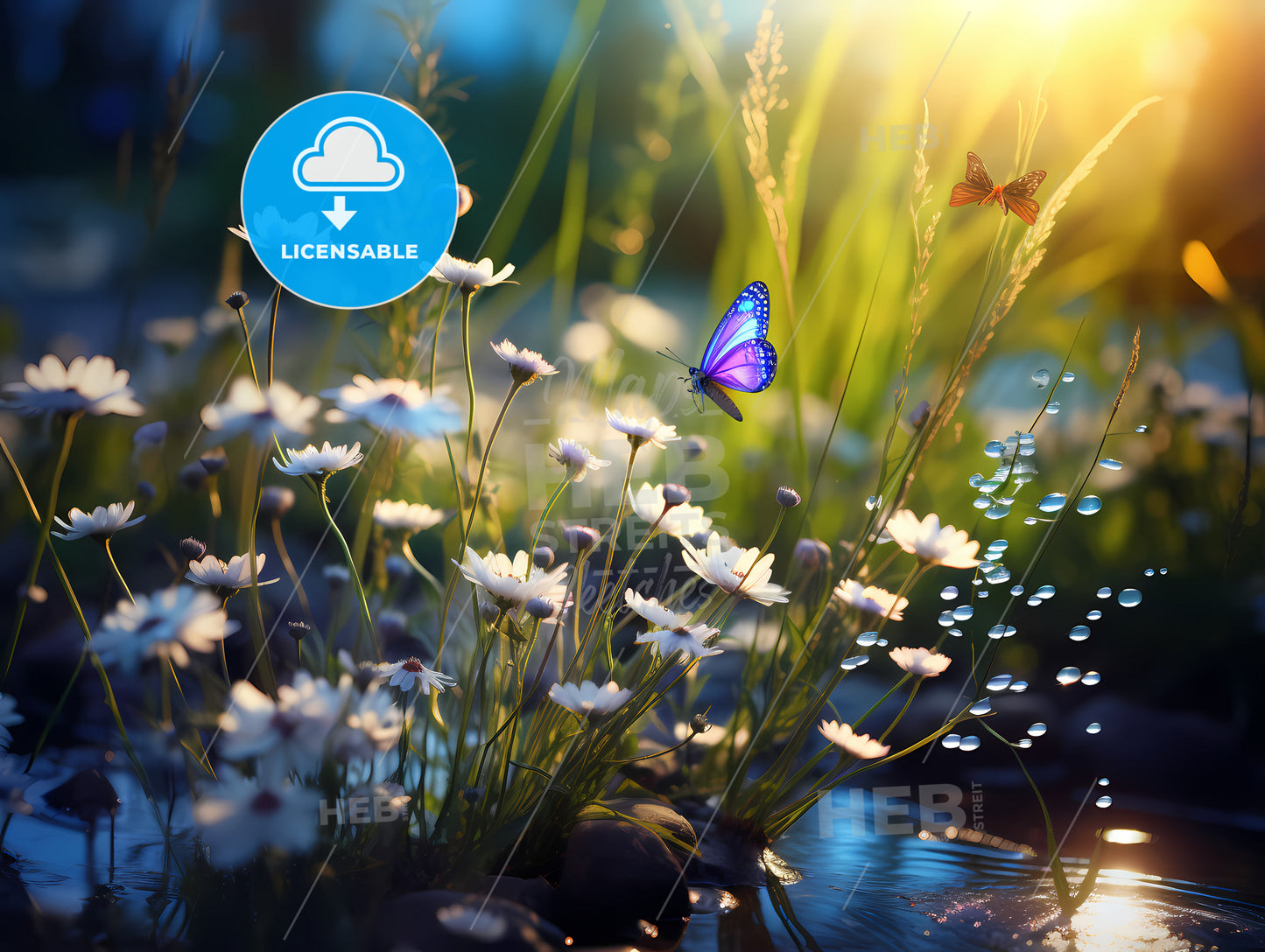 A Butterfly On A Flower