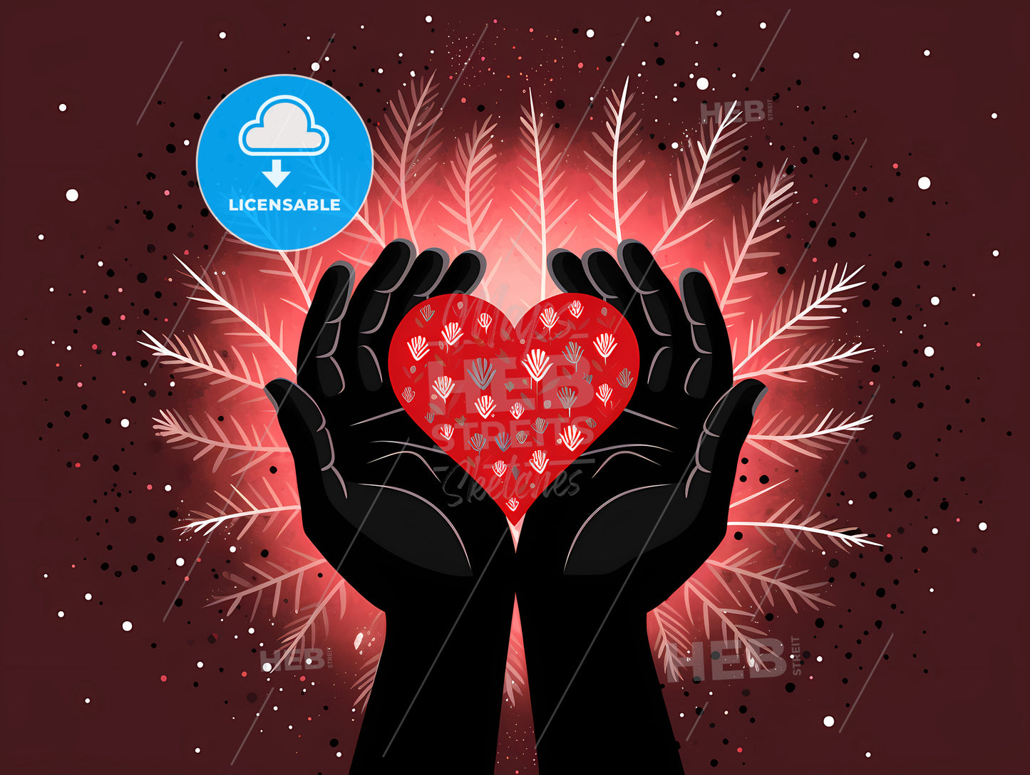 A Hands Holding A Heart