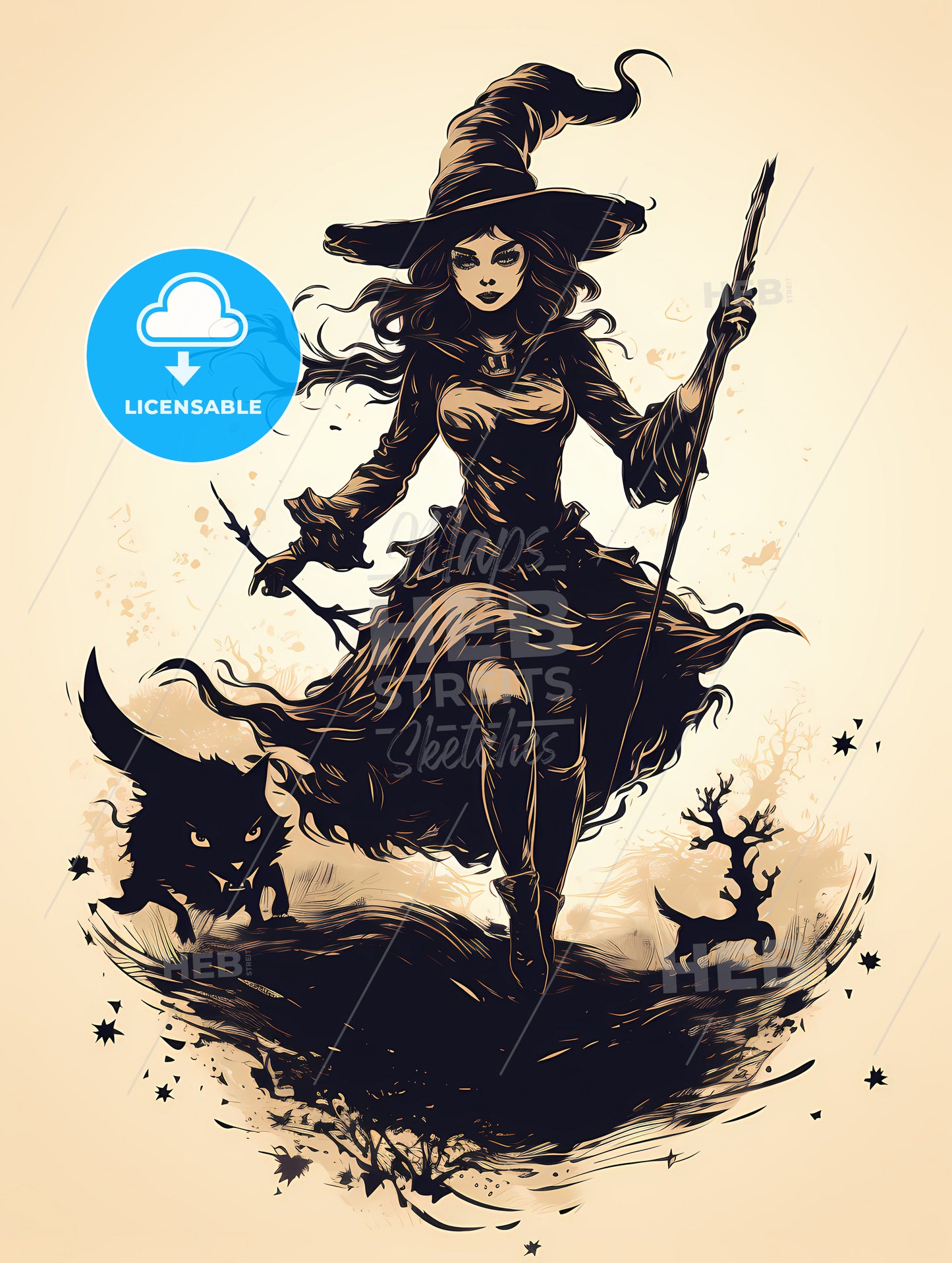 A Black And White Illustration Of A Person