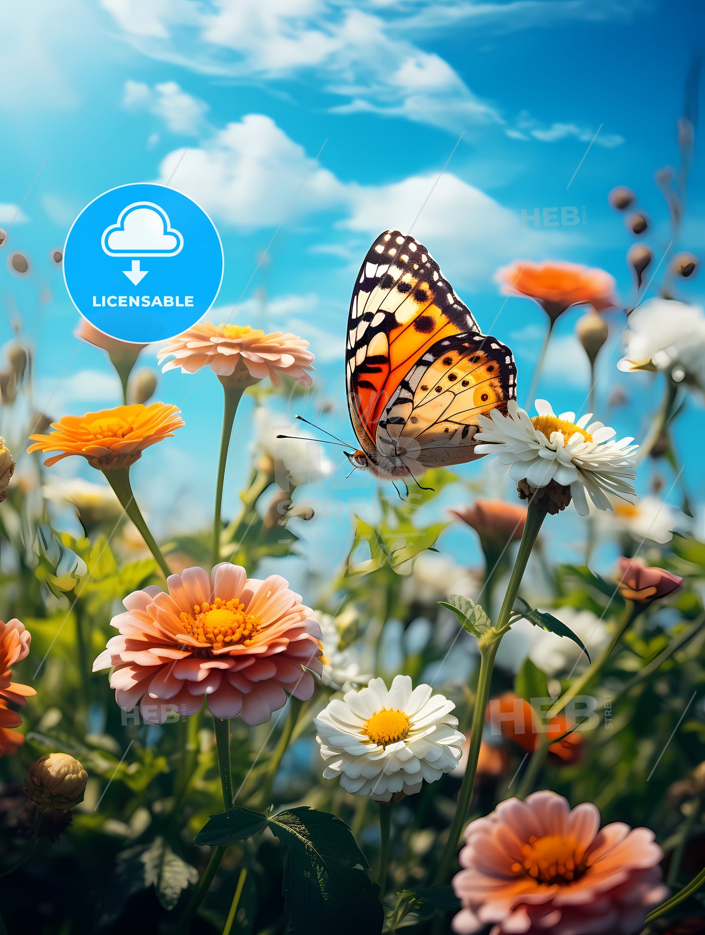 A Butterfly On A Flower