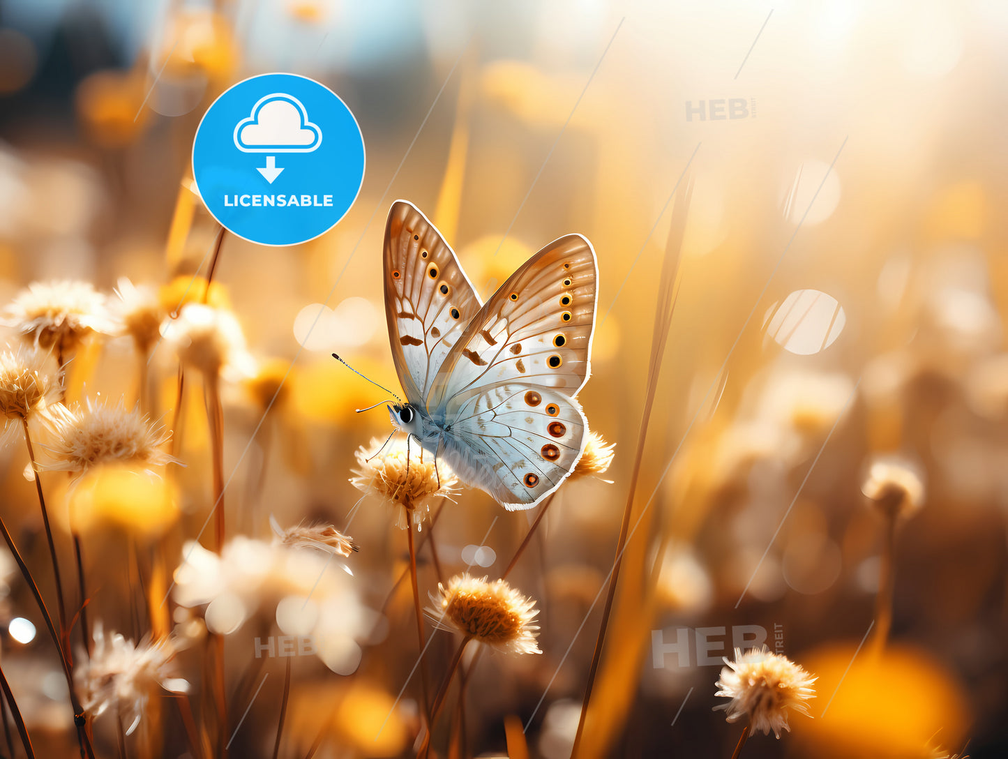 A Butterfly On A Flower