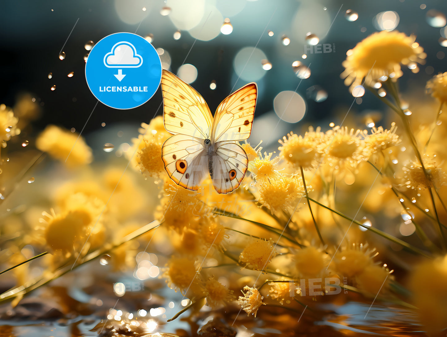 A Butterfly On A Flower