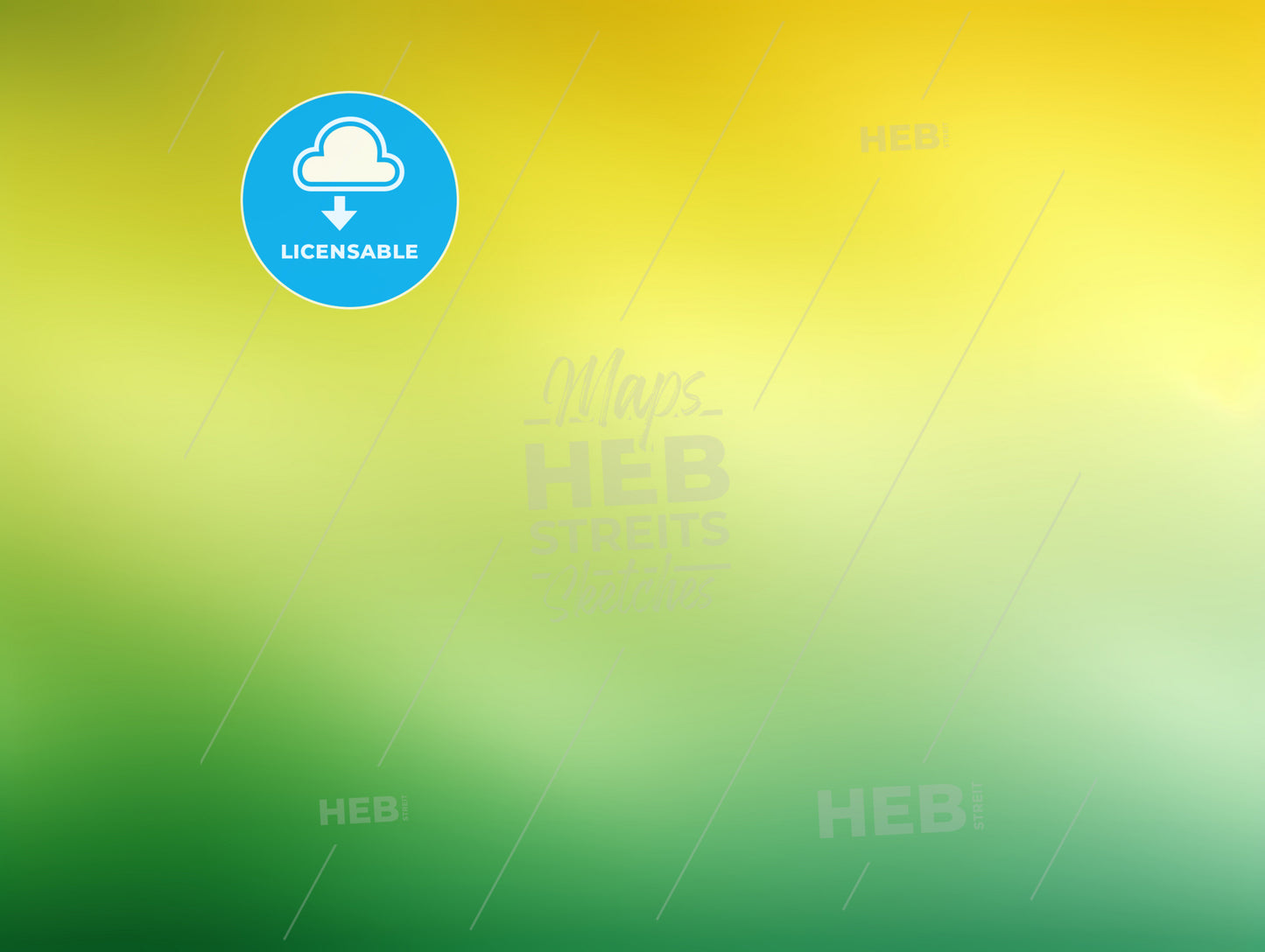 A Blurry Image Of A Yellow Green And Blue Gradient