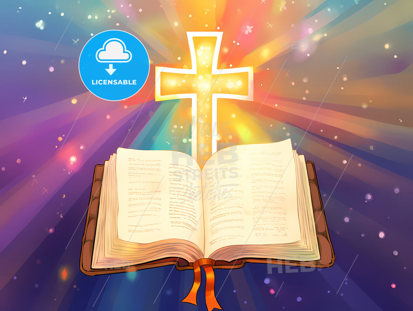 A Book With A Cross On It