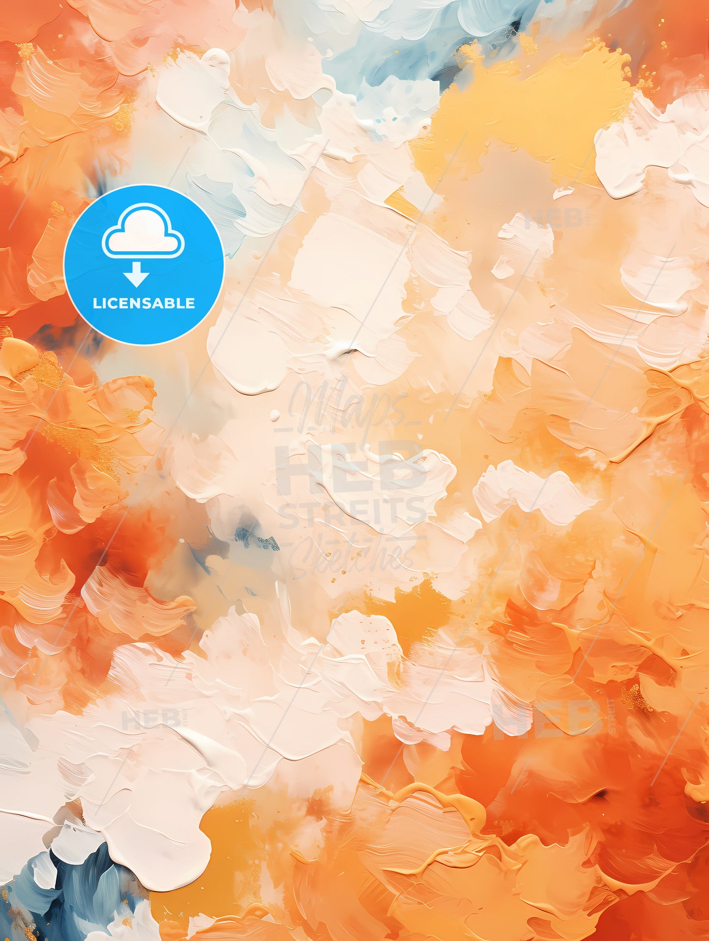 A Close Up Of A Painting