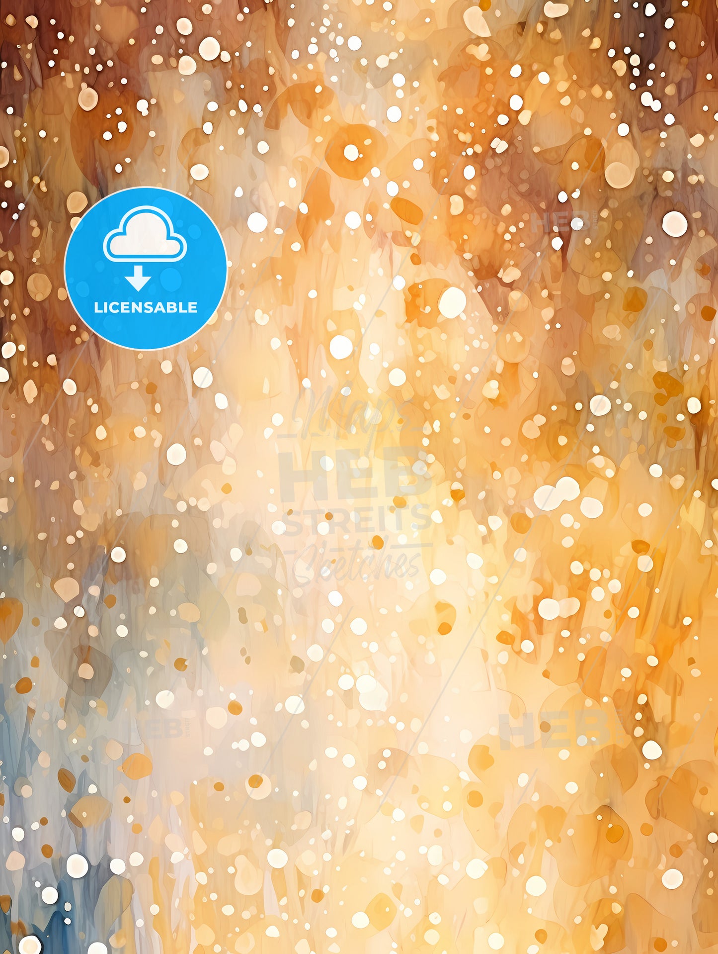 A Blurry Image Of A Fire