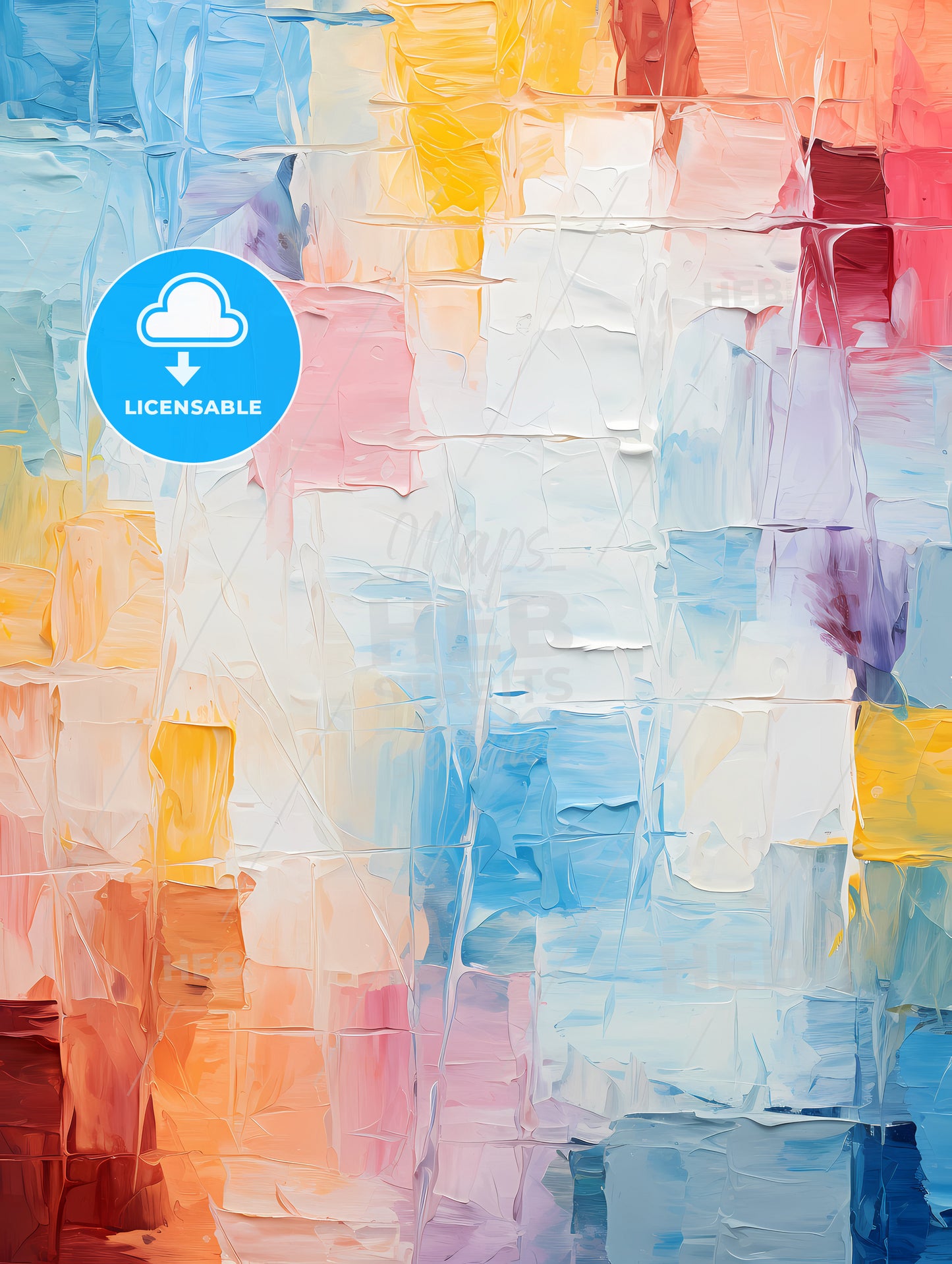 A Painting Of Different Colors