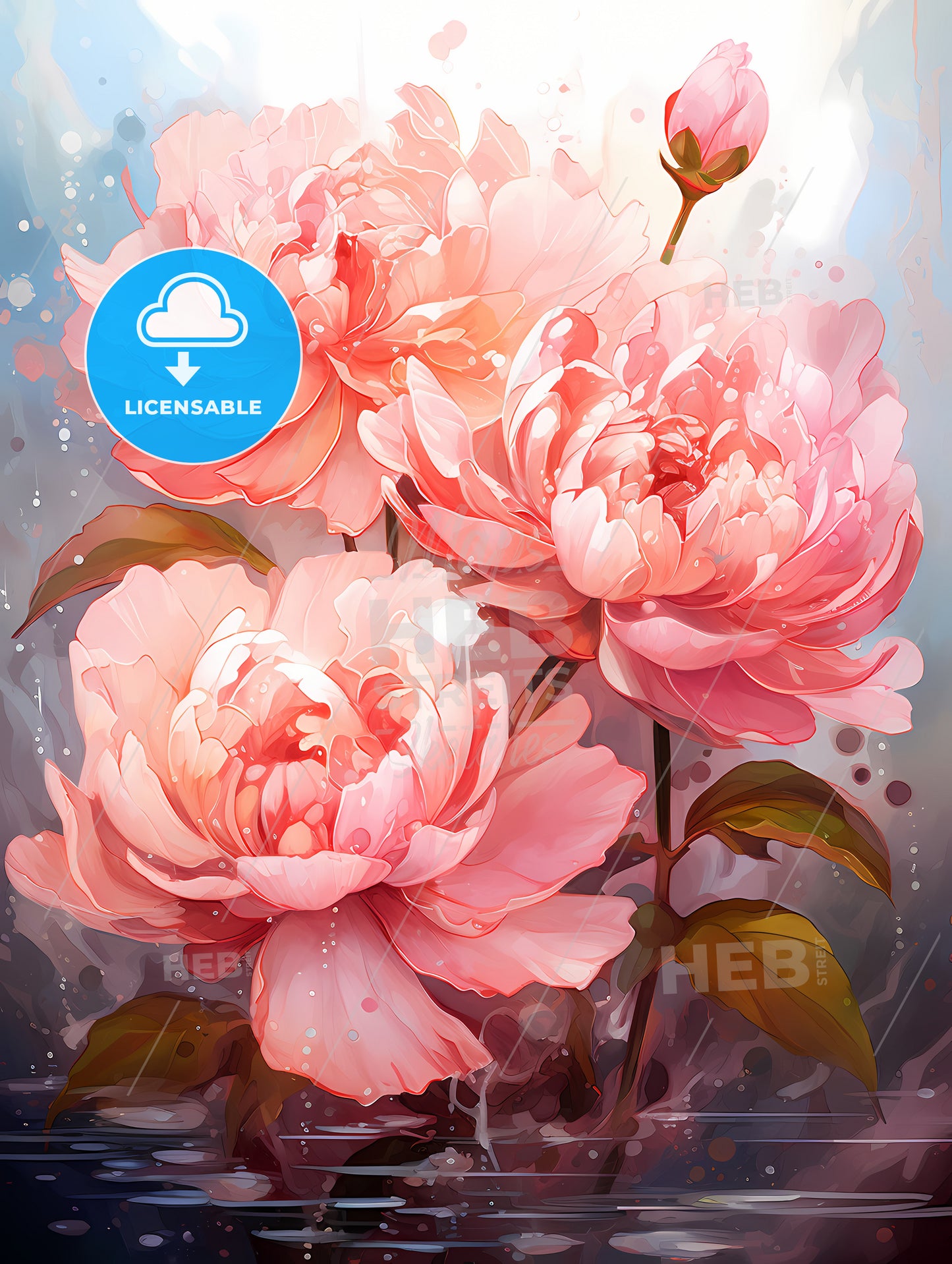 A Close Up Of Flowers