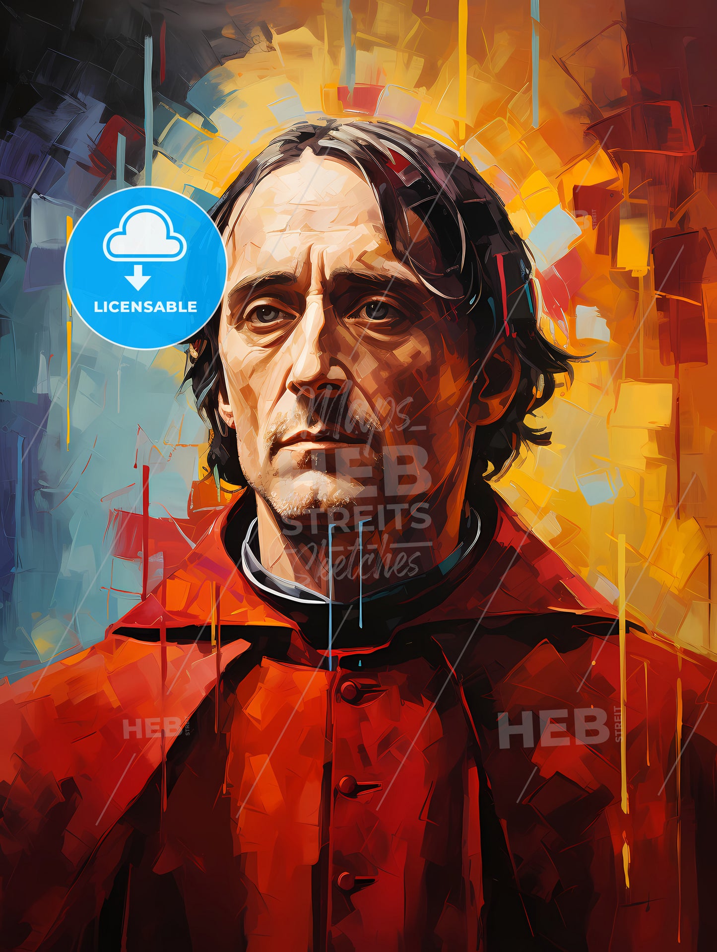 Brunelleschi - A Painting Of A Man In Red