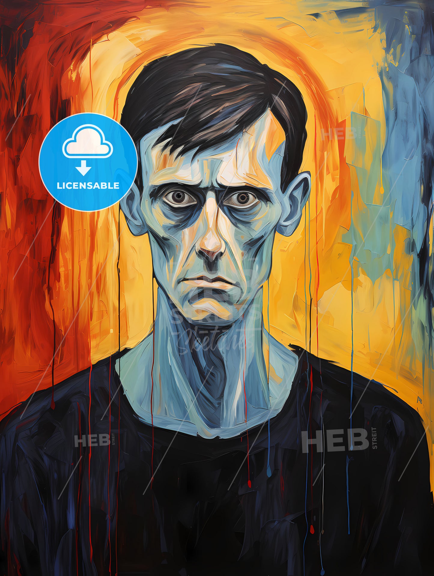 Edvard Munch - A Painting Of A Man