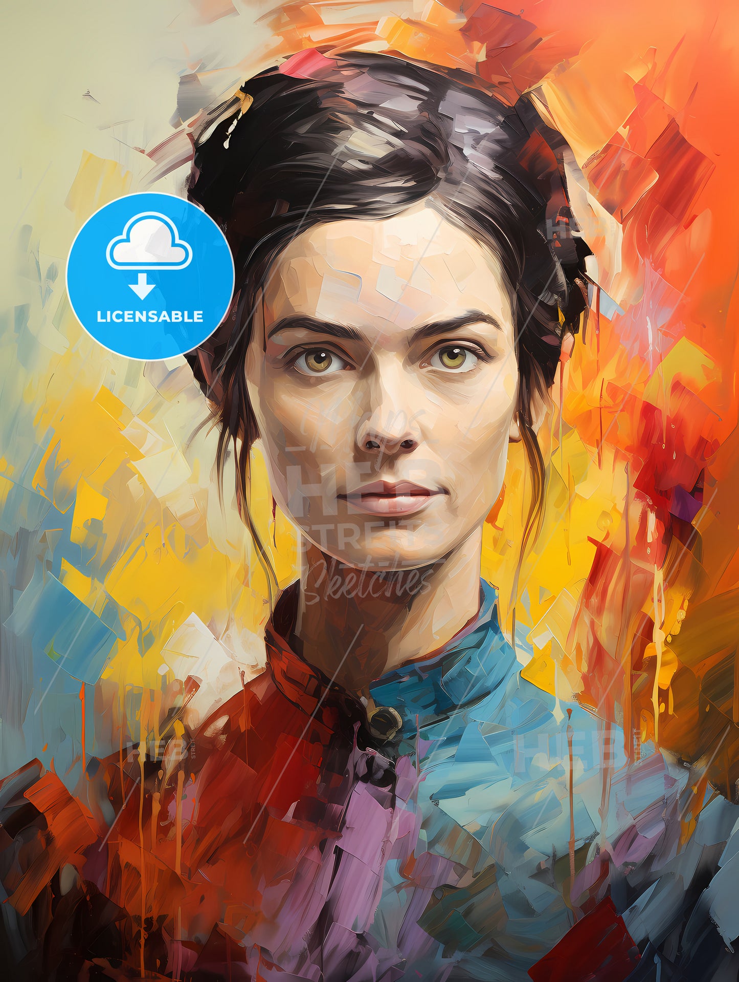 Emily Dickinson - A Painting Of A Woman