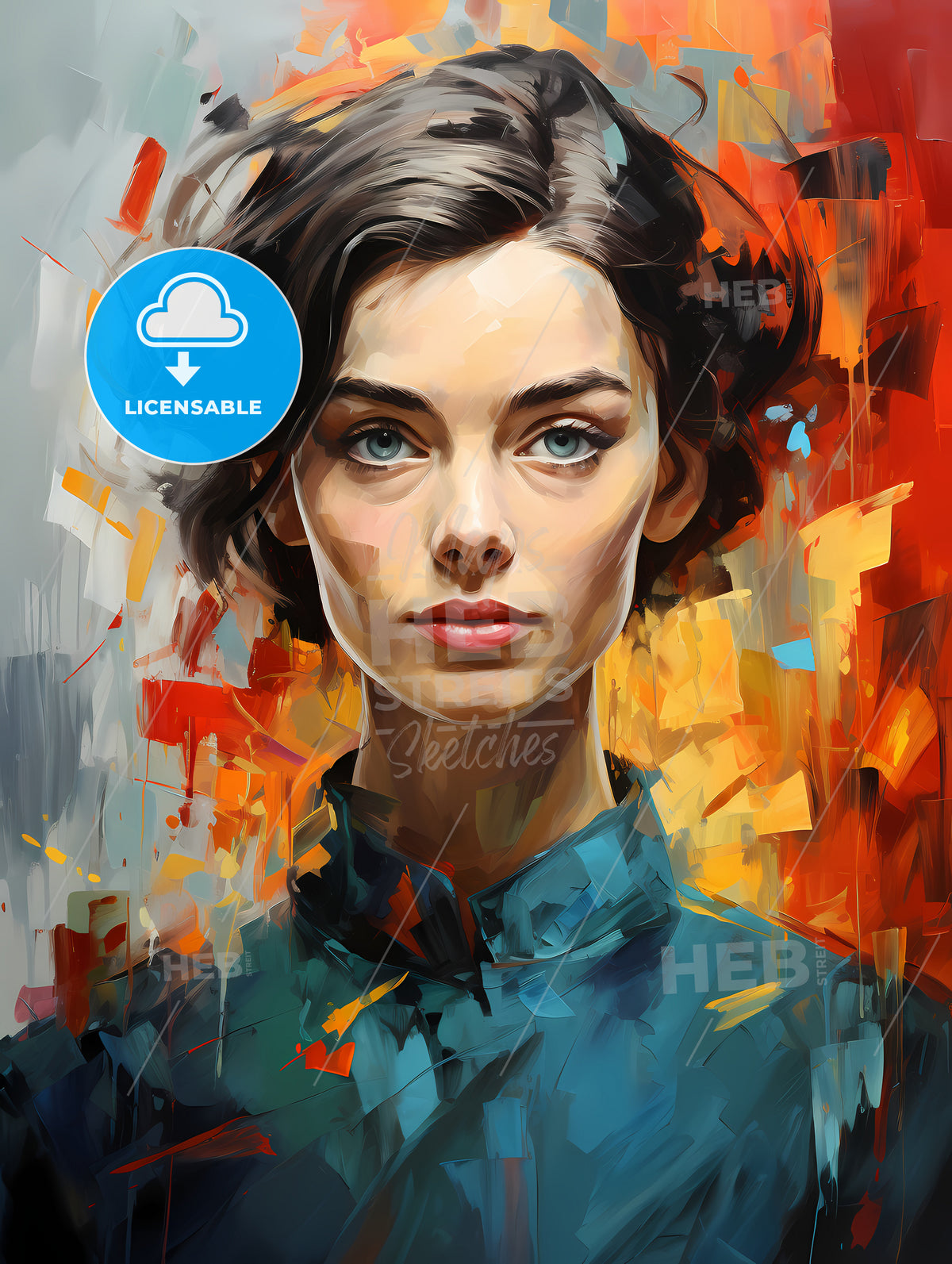 Emily Dickinson - A Painting Of A Woman