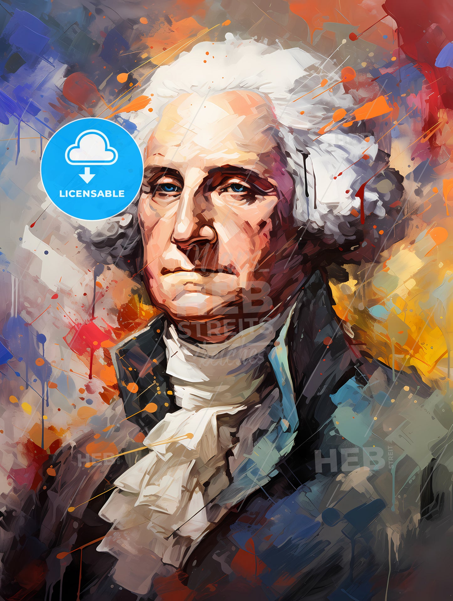 George Washington - A Painting Of A Man