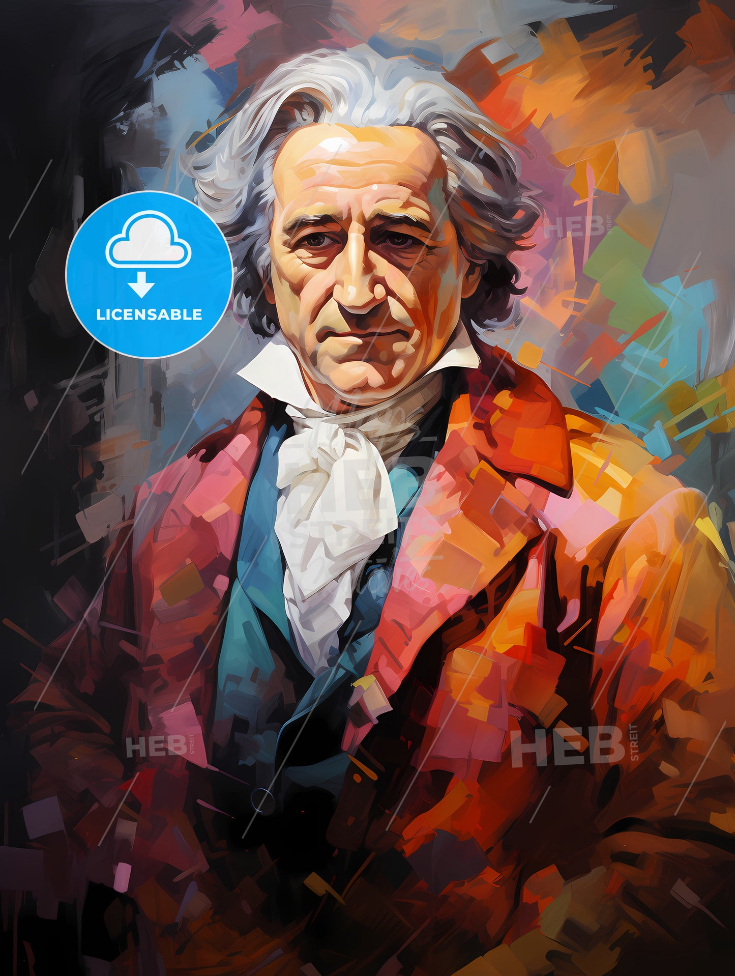 Johann Wolfgang Von Goethe - A Painting Of A Man