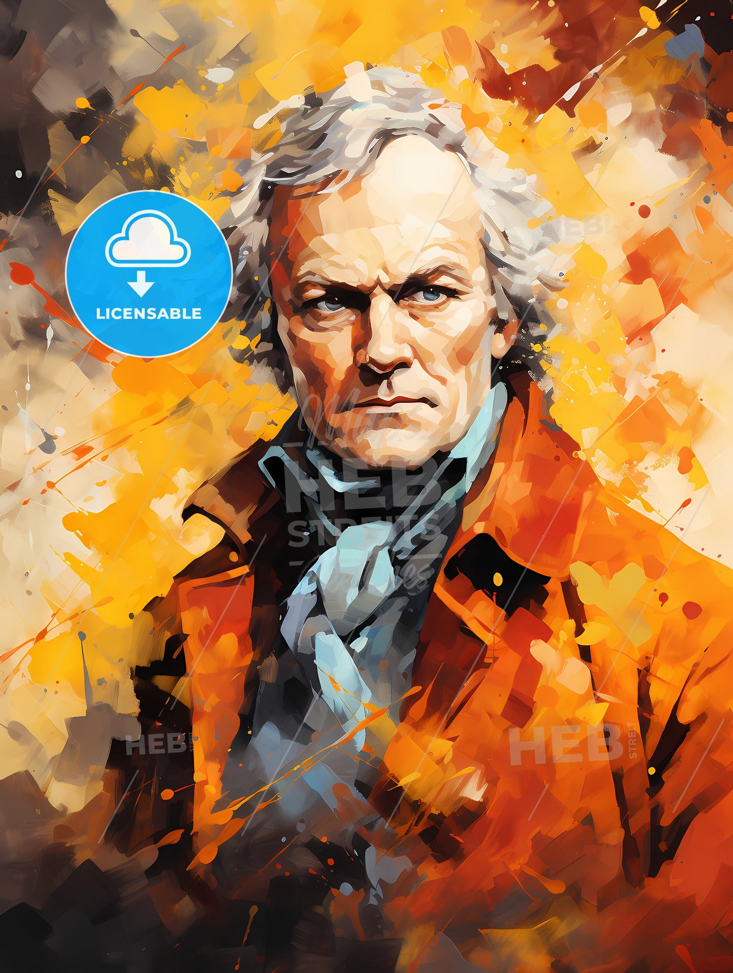 William Blake - A Painting Of A Man