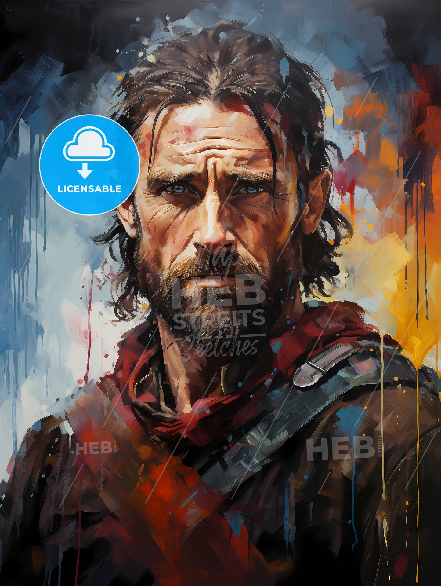 William Wallace - A Man With A Beard And Mustache
