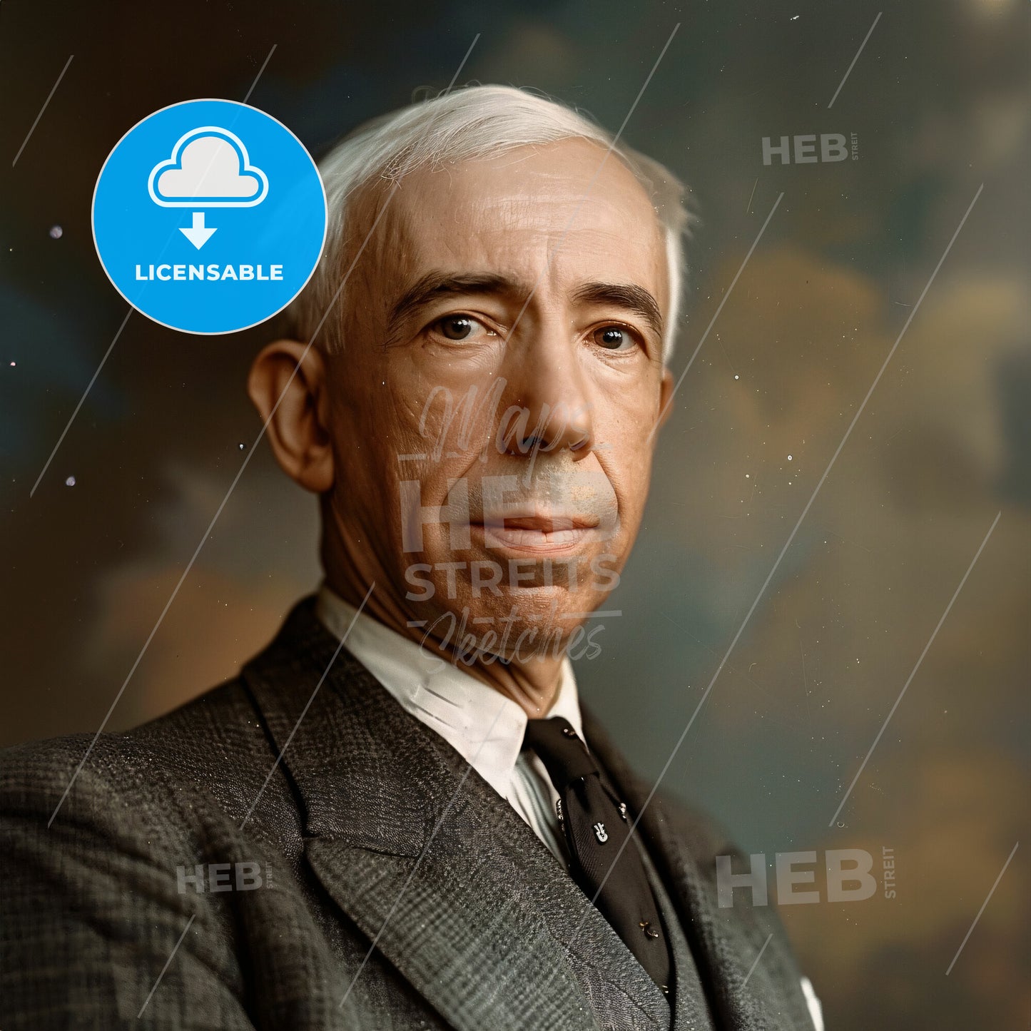 Alberto Santos-Dumont, 1873 - 1932, Brazilian aviator and inventor - A Man In A Suit