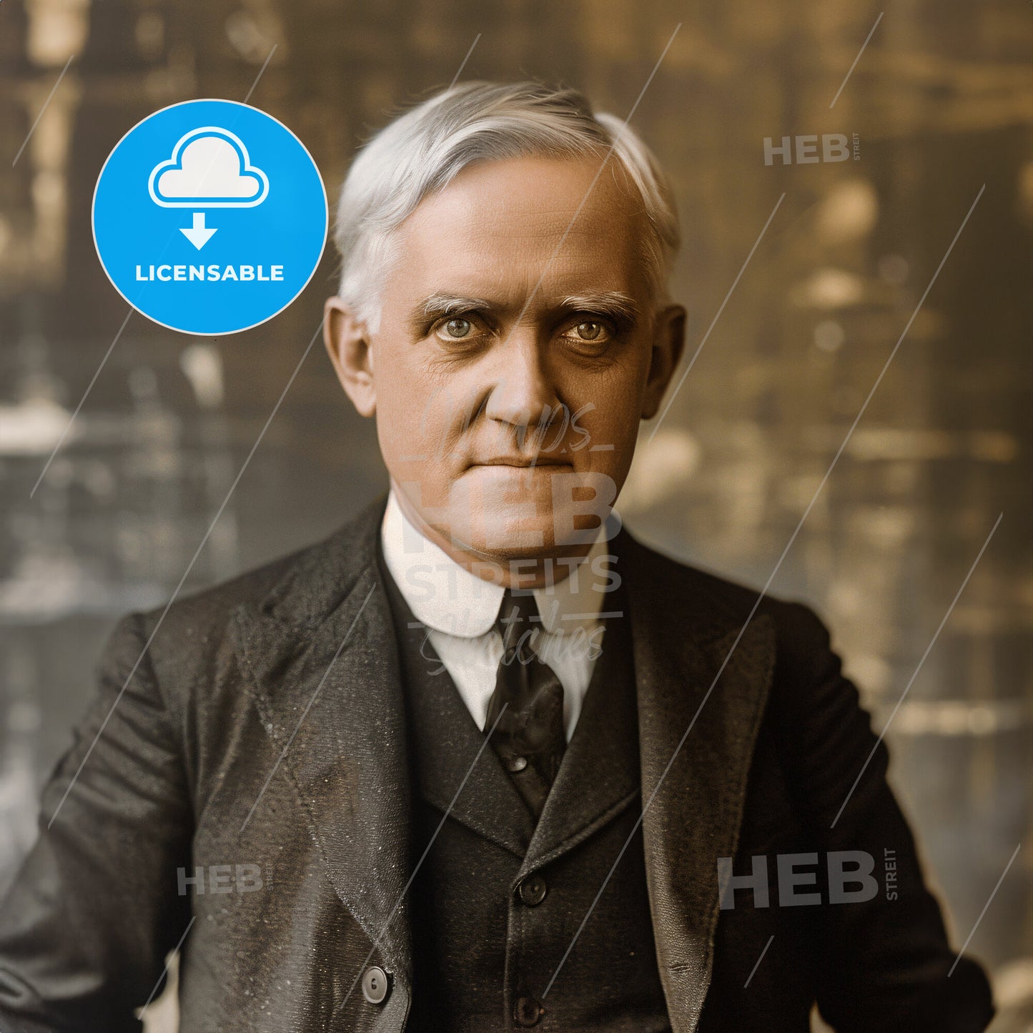 Alexander Fleming, 1881 - 1955, Scottish bacteriologist - A Man In A Suit