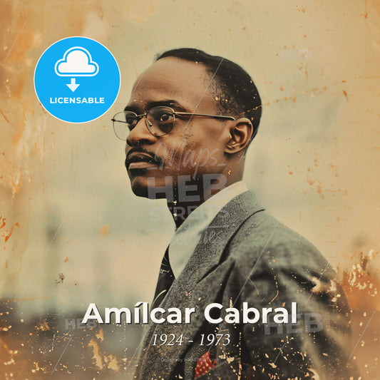 Amílcar Cabral, 1924 - 1973, Guinea-Bissau and Cape Verde independence leader - A Man In A Suit And Tie Print Template
