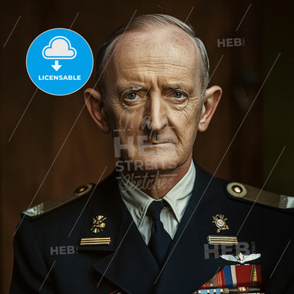 Andrew Cunningham, 1883 - 1963, British Admiral of the Fleet - A Man In A Military Uniform