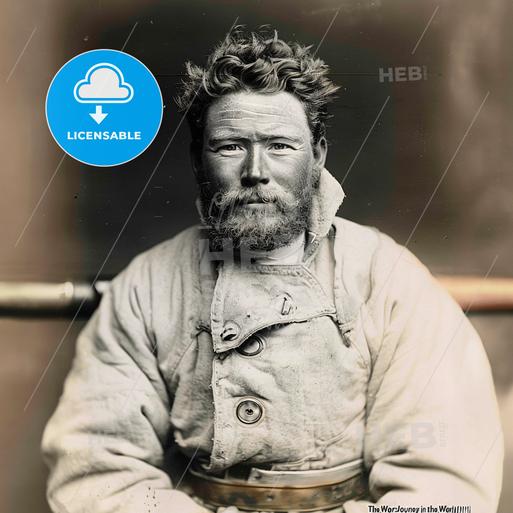 Apsley Cherry-Garrard, 1886 - 1959, British explorer - A Man With A Beard And Mustache Wearing A Coat