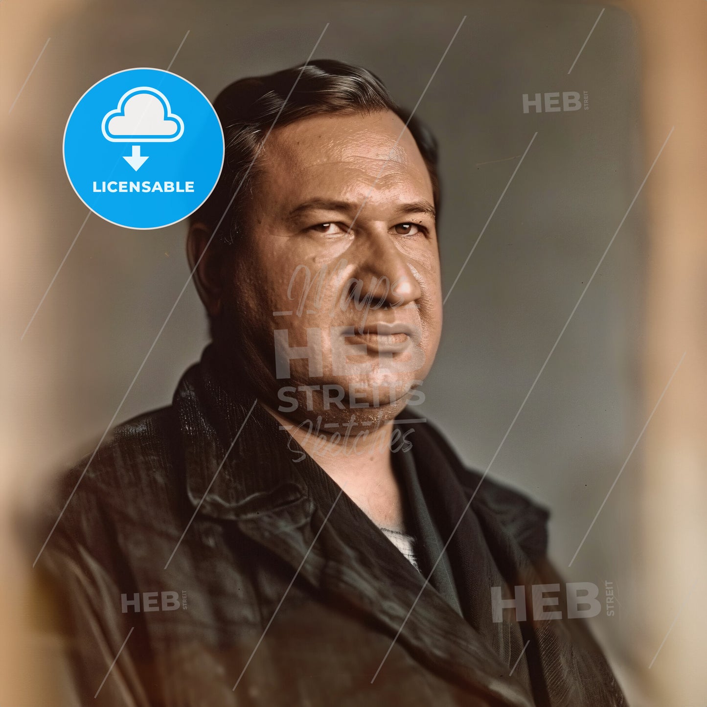 Aristarkh Lentulov, 1882 - 1943, Russian painter - A Man In A Black Coat