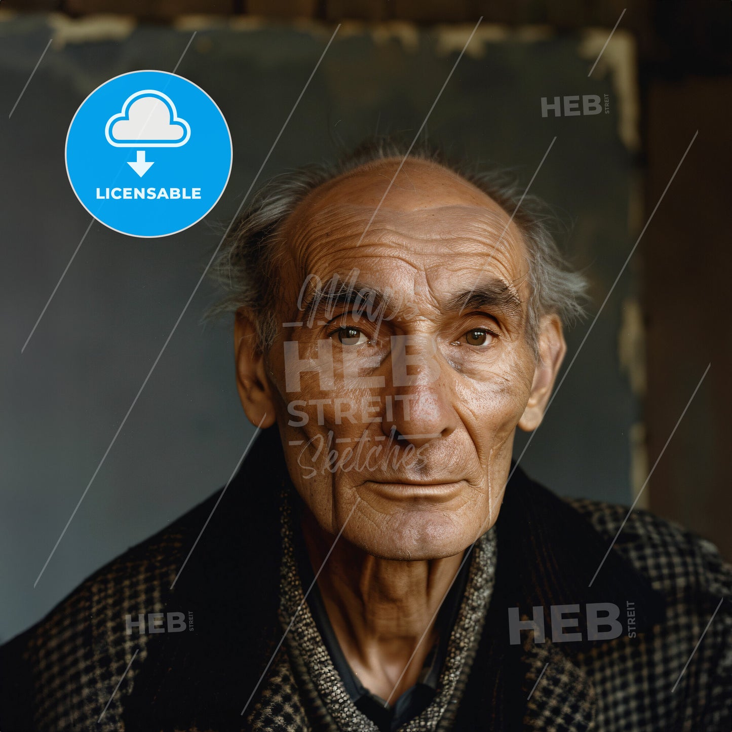 Balthus, 1908 - 2001, Polish-French painter - A Man In A Checkered Jacket