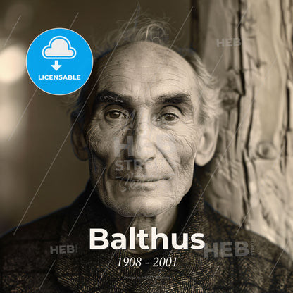 Balthus, 1908 - 2001, Polish-French painter - A Man Leaning Against A Tree Print Template