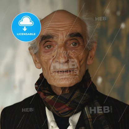 Balthus (Balthasar Klossowski), 1908 - 2001, Polish-French painter - An Old Man With A Scarf