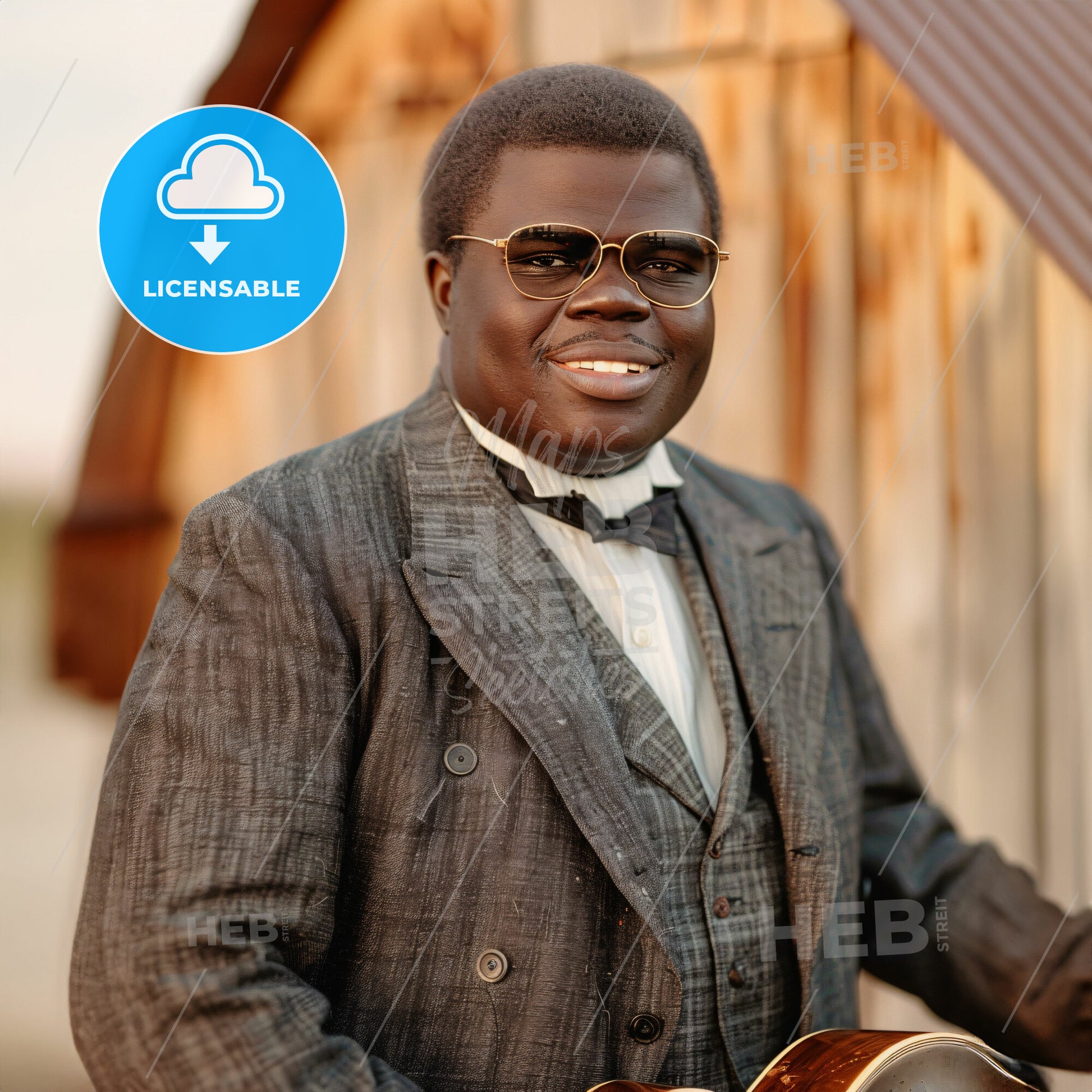Blind Lemon Jefferson, 1893 - 1929, American Blues Guitarist - A Man In A Suit And Glasses HEBSTREITS Blind Lemon Jefferson, 1893 - 1929, American Blues Guitarist - A Man In A Suit And Glasses HEBSTREITS