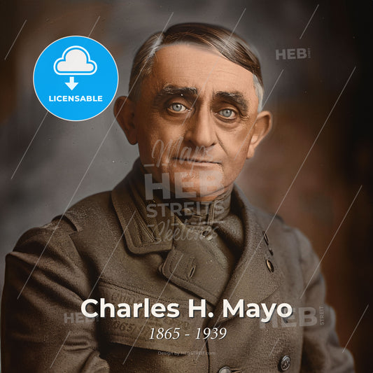 Charles H. Mayo, 1865 - 1939, American surgeon - A Man In A Military Uniform Print Template