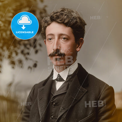 Christiaan Eijkman, 1858 - 1930, Dutch physician - A Man With A Mustache