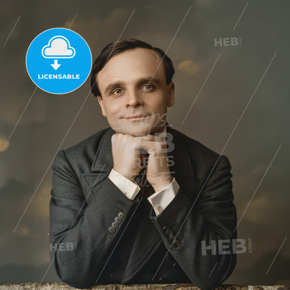 Douglas Fairbanks, 1883 - 1939, American actor - A Man In A Suit